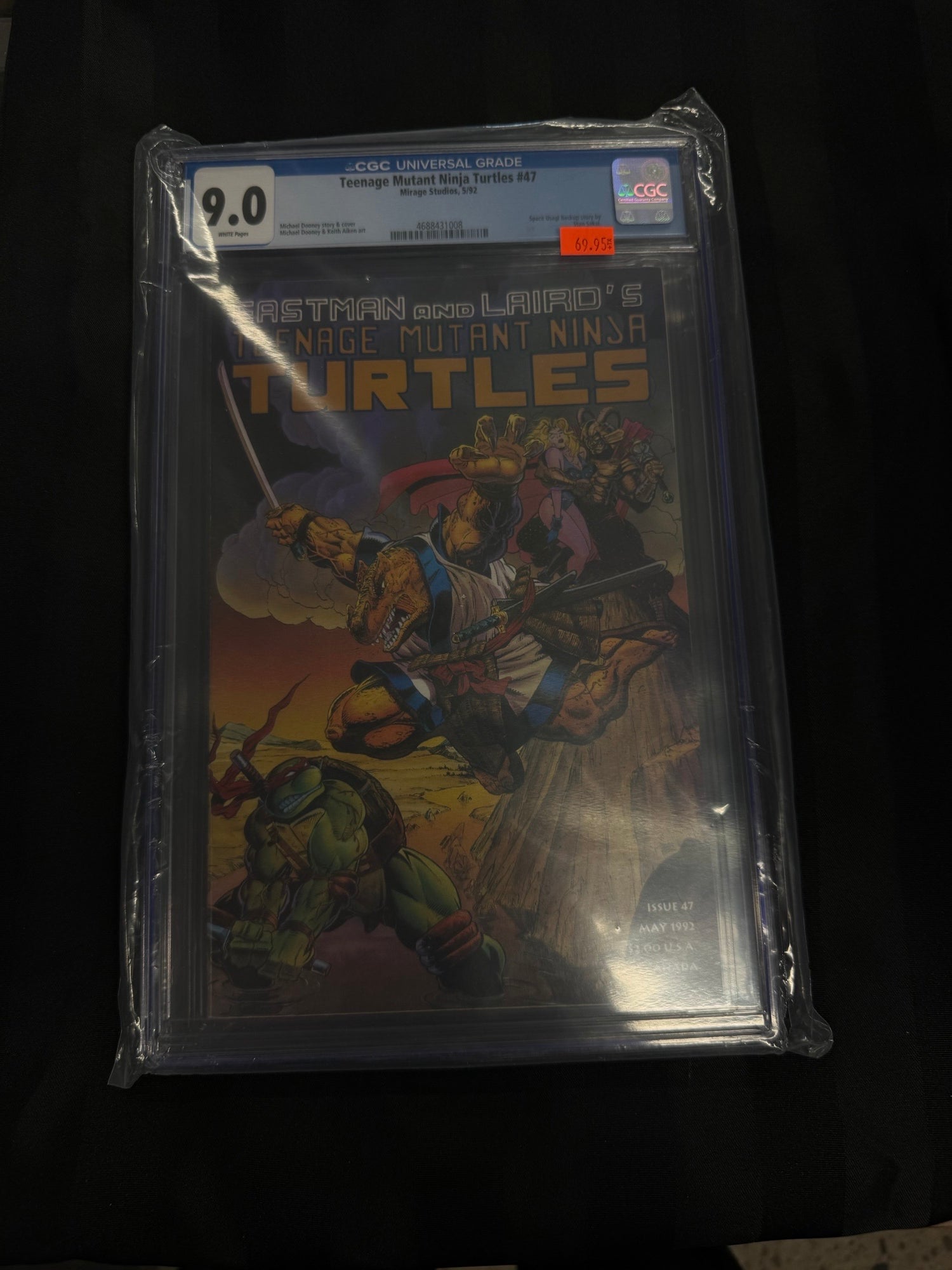 Teenage Mutant Ninja Turtles #47 1992 CGC 9.0 | L.A. Mood Comics and Games