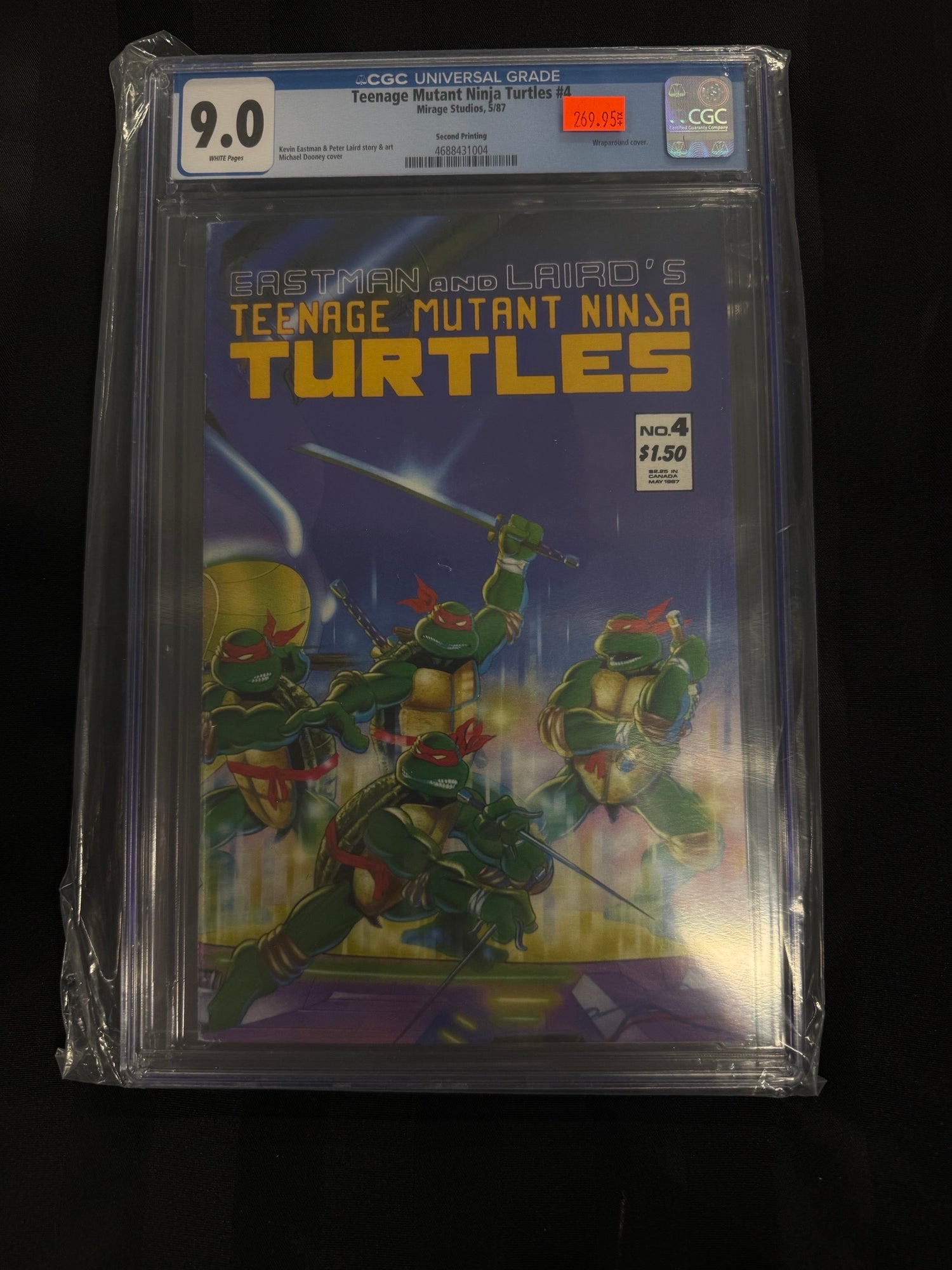 Teenage Mutant Ninja Turtles #4 1987 CGC 9.0 | L.A. Mood Comics and Games