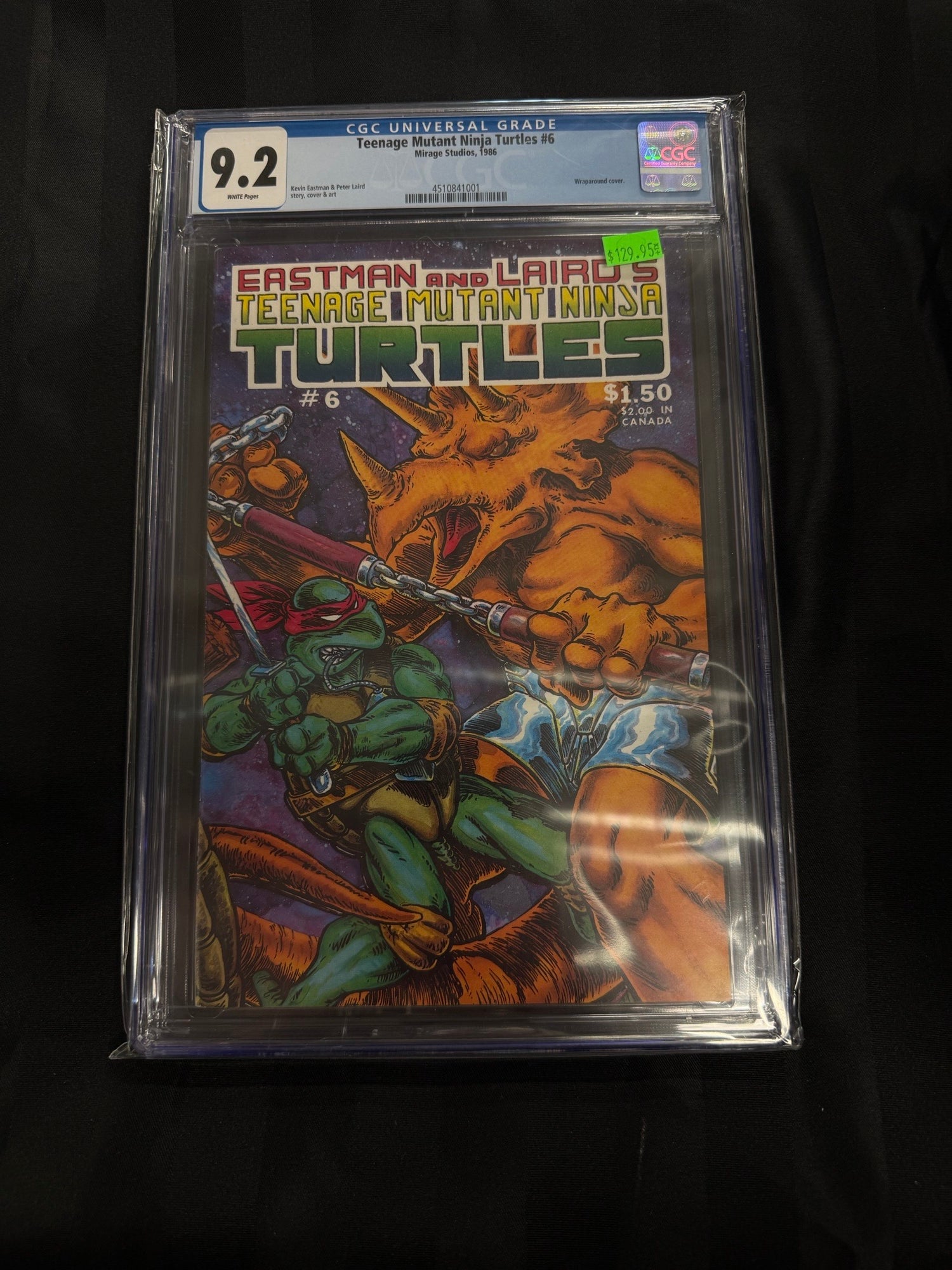 Teenage Mutant Ninja Turtles #6 1986 CGC 9.2 | L.A. Mood Comics and Games