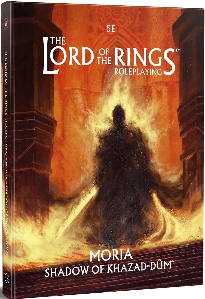 THE LORD OF THE RINGS RPG 5E MORIA SHADOW OF THE KHAZAD-DUM HC | L.A. Mood Comics and Games