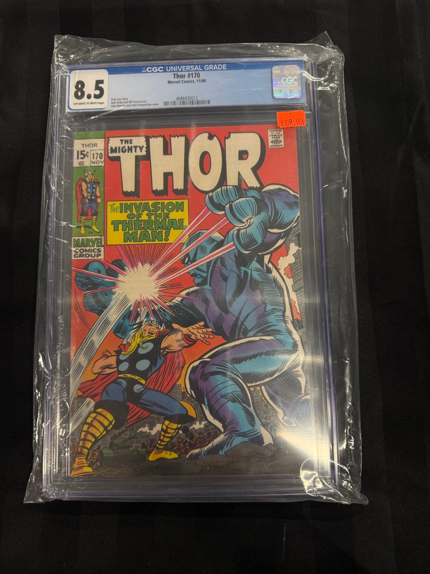 Thor #170 1969 CGC 8.5 | L.A. Mood Comics and Games
