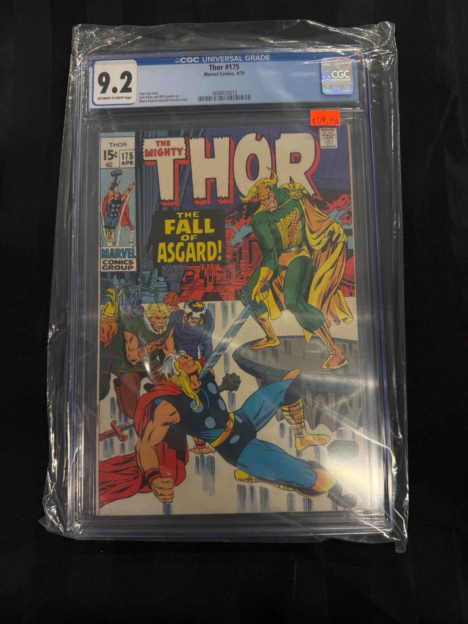 Thor #175 1970 CGC 9.2 | L.A. Mood Comics and Games