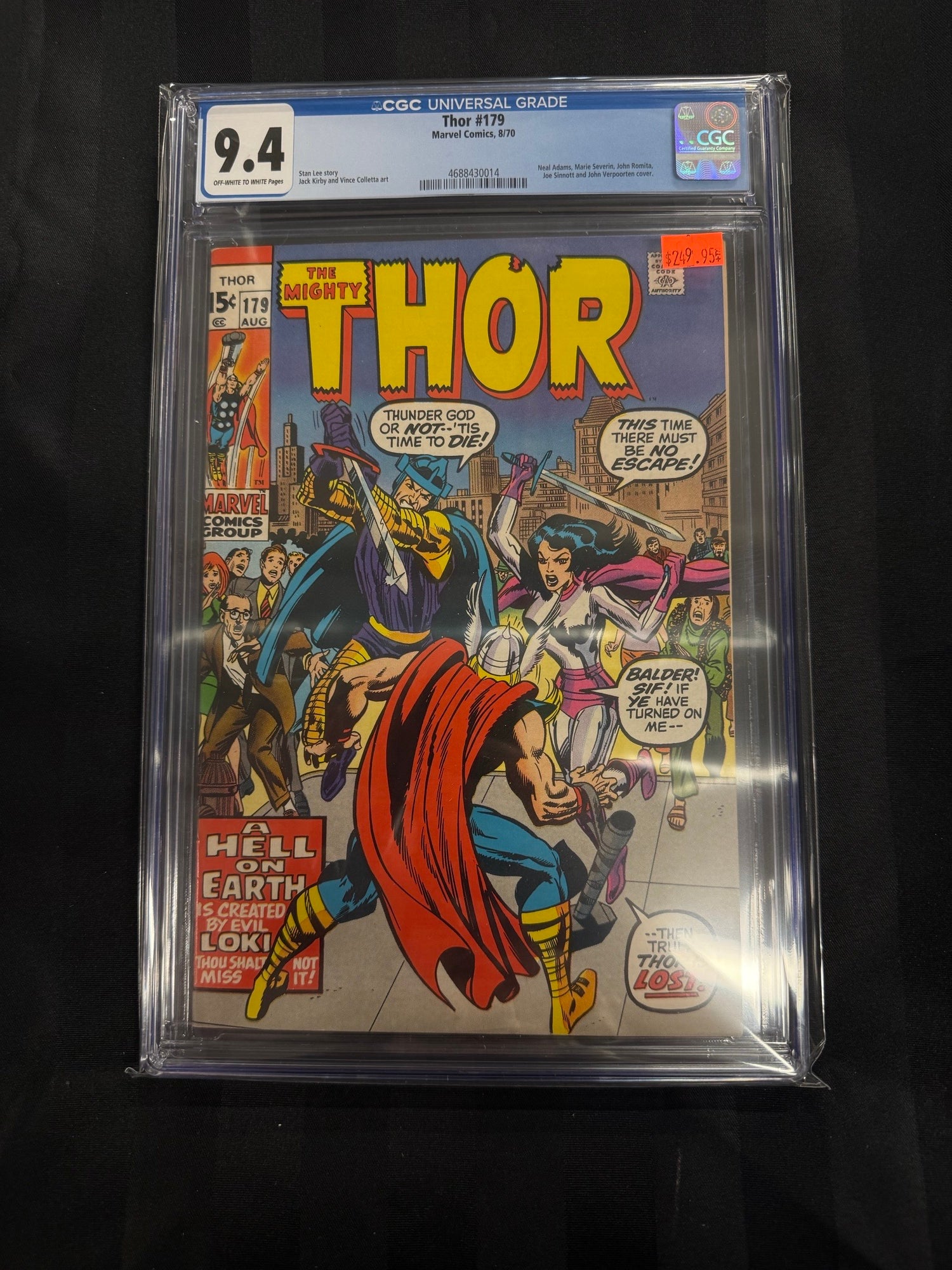 Thor #179 1970 CGC 9.4 | L.A. Mood Comics and Games