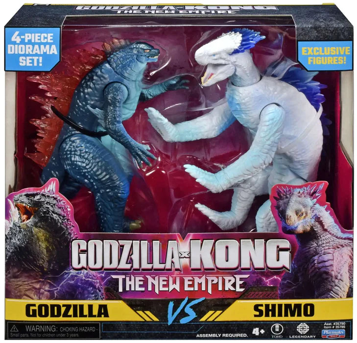 Godzilla x Kong: A New Empire - 4pc Diorama Godzilla Vs Shimo | L.A. Mood Comics and Games
