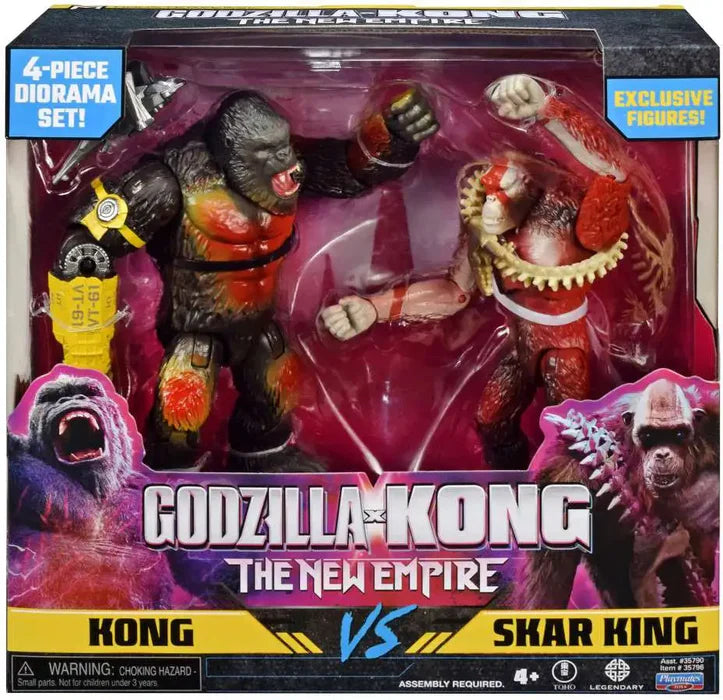 Godzilla x Kong: A New Empire - 4pc Diorama Kong Vs Skar King | L.A. Mood Comics and Games