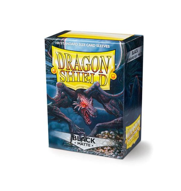 Dragon Shield Matte Sleeve - Black ‘Rhipodon’ 100ct | L.A. Mood Comics and Games