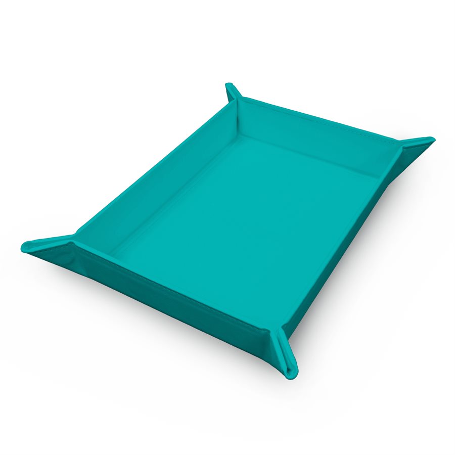 Dice Tray: Magnetic Folding Dice Tray: Vivid: Teal | L.A. Mood Comics and Games