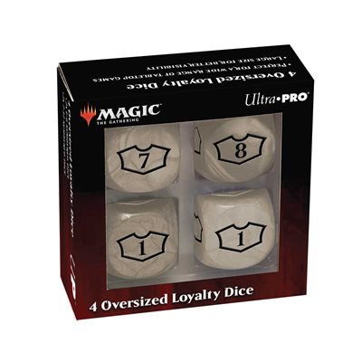 Dice: Magic: the Gathering: Commander Loyalty Dice: Plains (4pc) | L.A. Mood Comics and Games