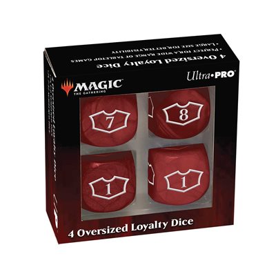 Dice: Magic: the Gathering: Commander Loyalty Dice: Mountain (4pc) | L.A. Mood Comics and Games