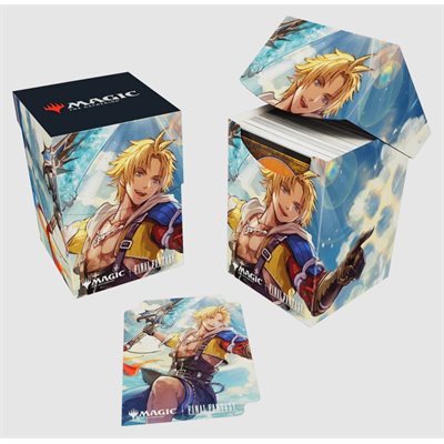 Deck Box: Magic: The Gathering - Final Fantasy: Tidus, Yuna's Guardian (100 ct) | L.A. Mood Comics and Games
