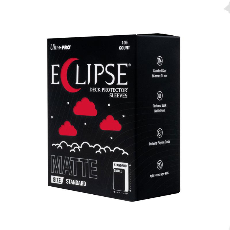 MATTE ECLIPSE APPLE RED DECK PROTECTORS 105ct | L.A. Mood Comics and Games