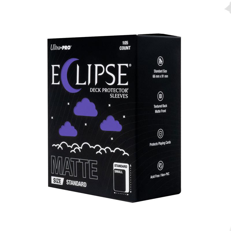 MATTE ECLIPSE ROYAL PURPLE DECK PROTECTORS 105ct | L.A. Mood Comics and Games