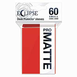 ECLIPSE YGO/SMALL OPAQUE MATTE SLEEVES - APPLE RED | L.A. Mood Comics and Games