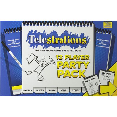 TELESTRATIONS 12 PLAYER PARTY PACK | L.A. Mood Comics and Games