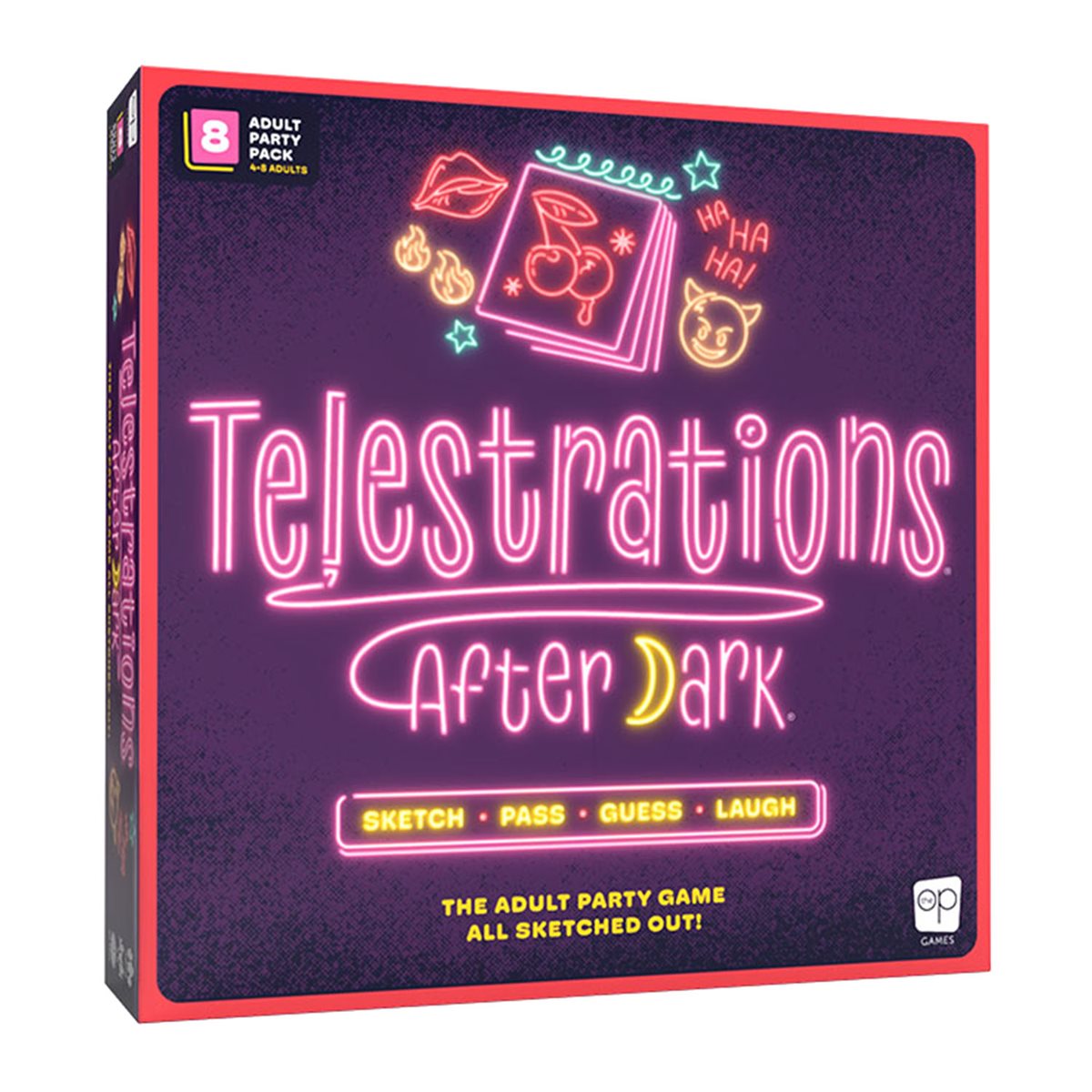 TELESTRATIONS AFTER DARK 4 - 8 PLAYER GAME | L.A. Mood Comics and Games
