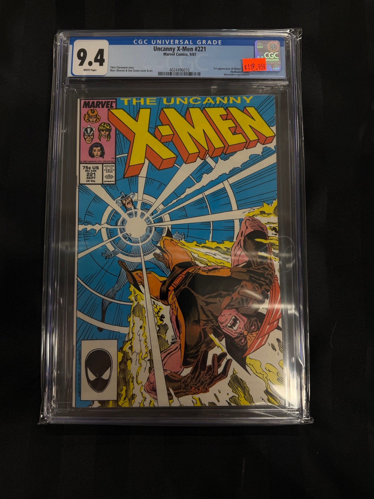 Uncanny X-Men #221 1987 CGC 9.4 | L.A. Mood Comics and Games