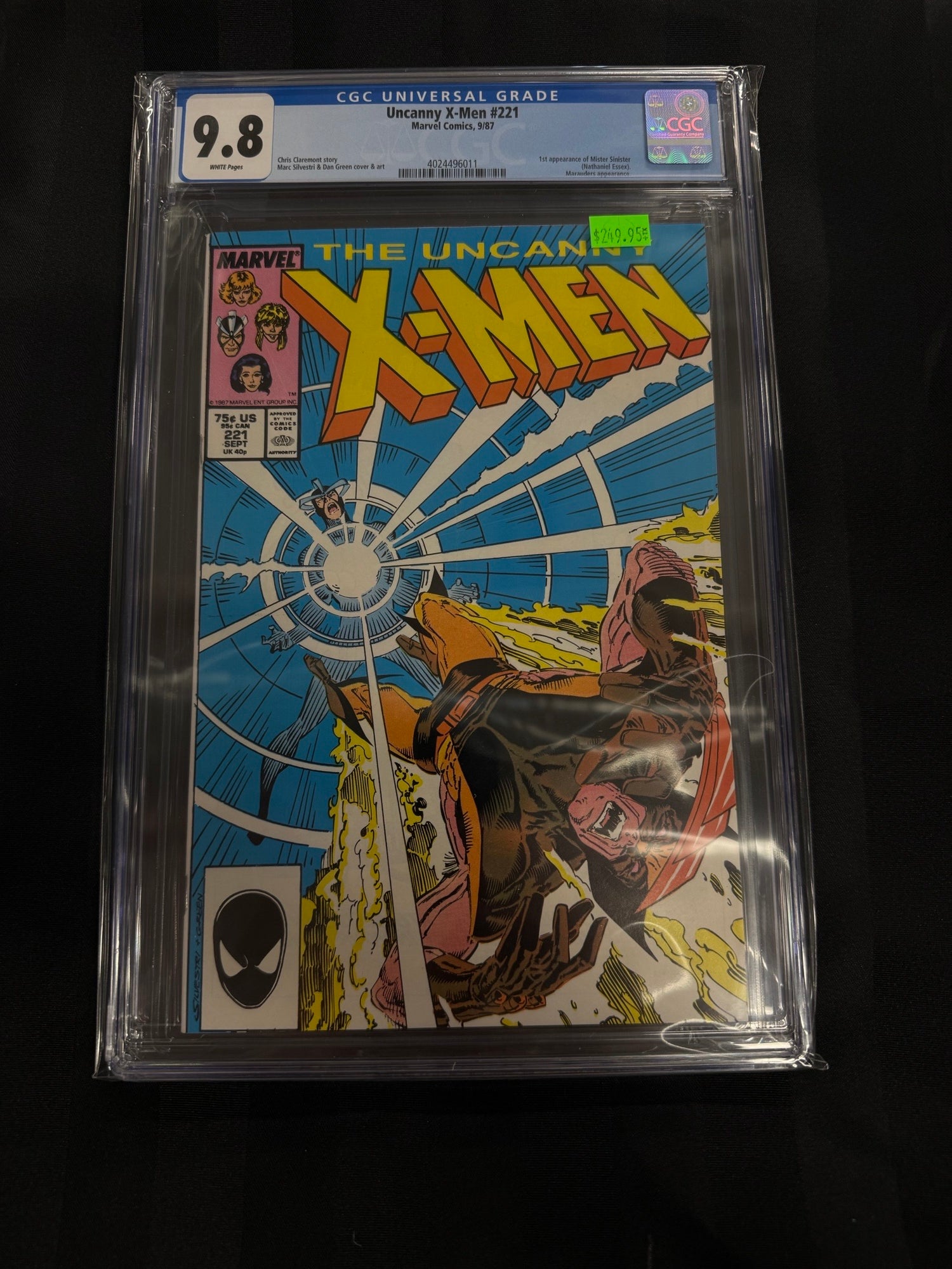 Uncanny X-Men #221 1987 CGC 9.8 | L.A. Mood Comics and Games