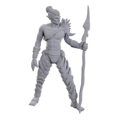 D&D Unpainted Miniatures - Sea Elf Leader | L.A. Mood Comics and Games