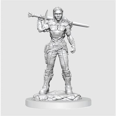 DND Nolzur's Marvelous Miniatures: Wave 20 - Orc Fighter Female | L.A. Mood Comics and Games