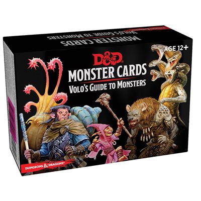 DND MONSTER CARDS: VOLO'S GUIDE TO MONSTERS | L.A. Mood Comics and Games