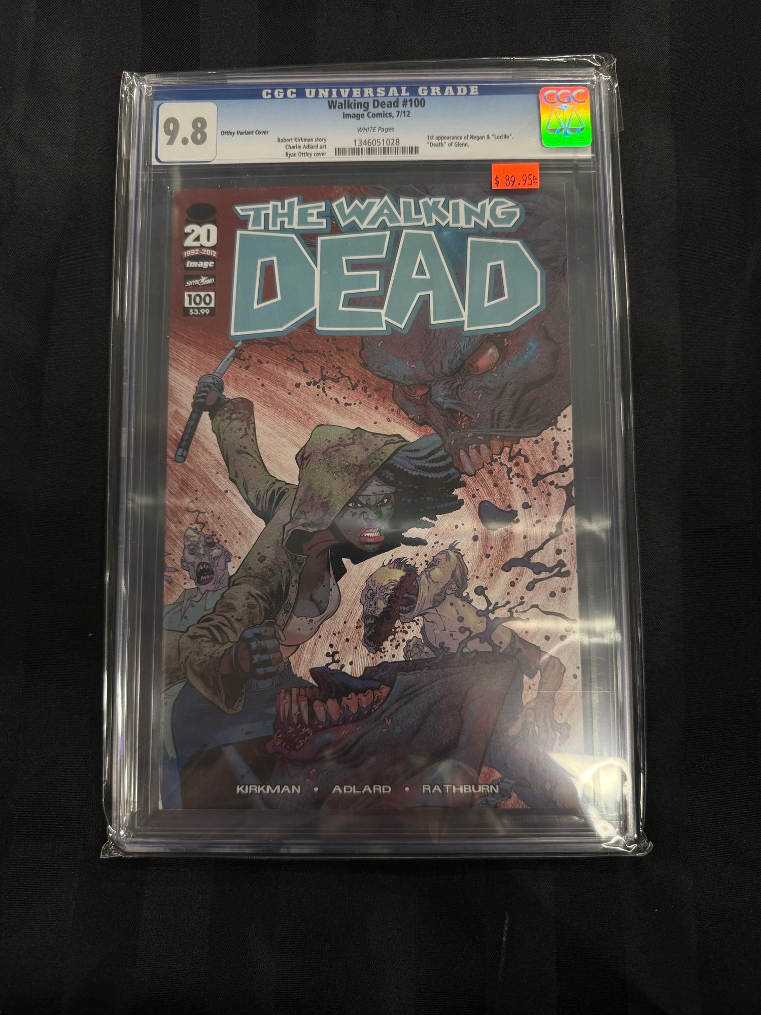 Walking Dead #100 2012 CGC 9.8 | L.A. Mood Comics and Games