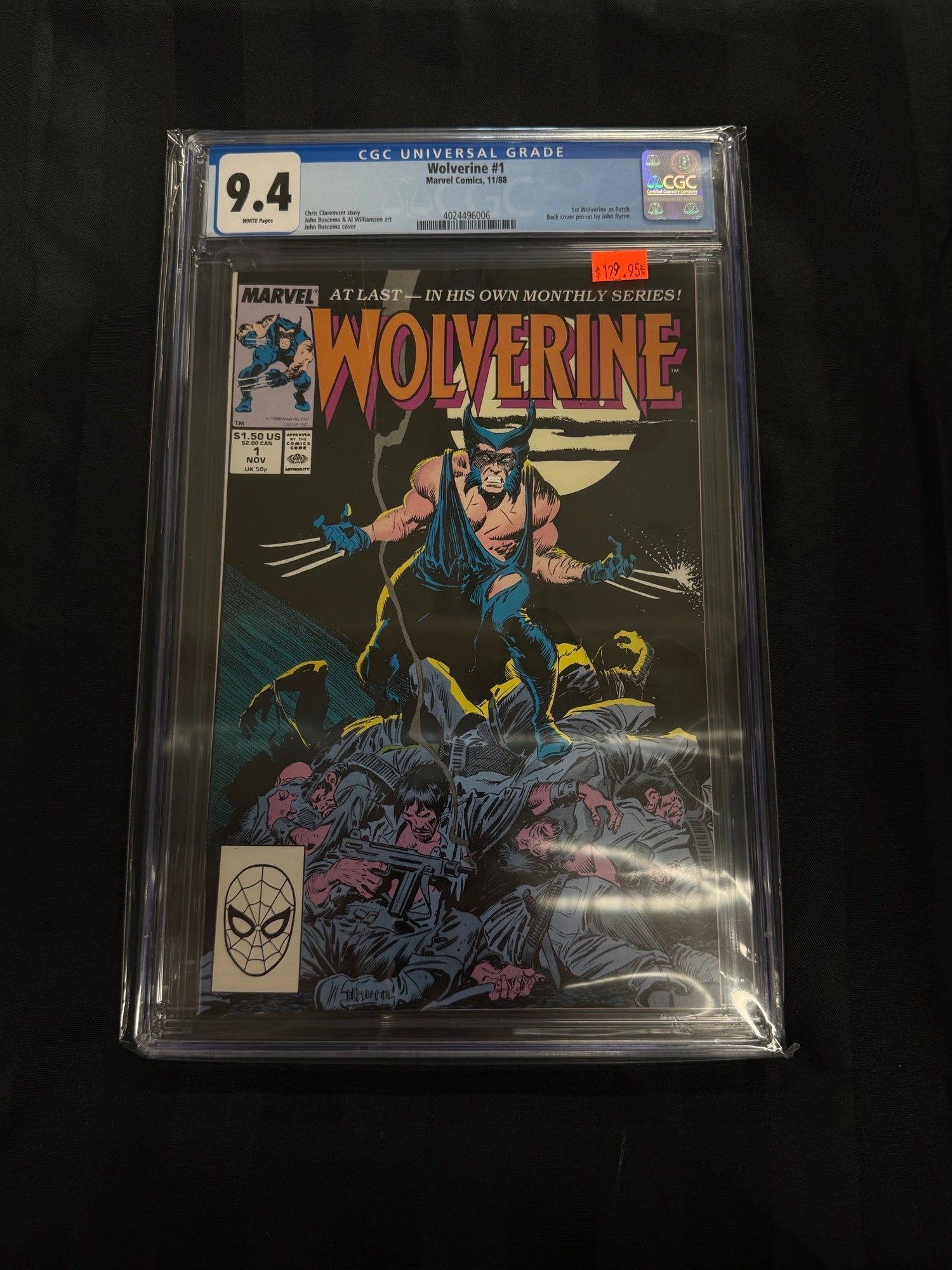 Wolverine #1 1988 CGC 9.4 | L.A. Mood Comics and Games
