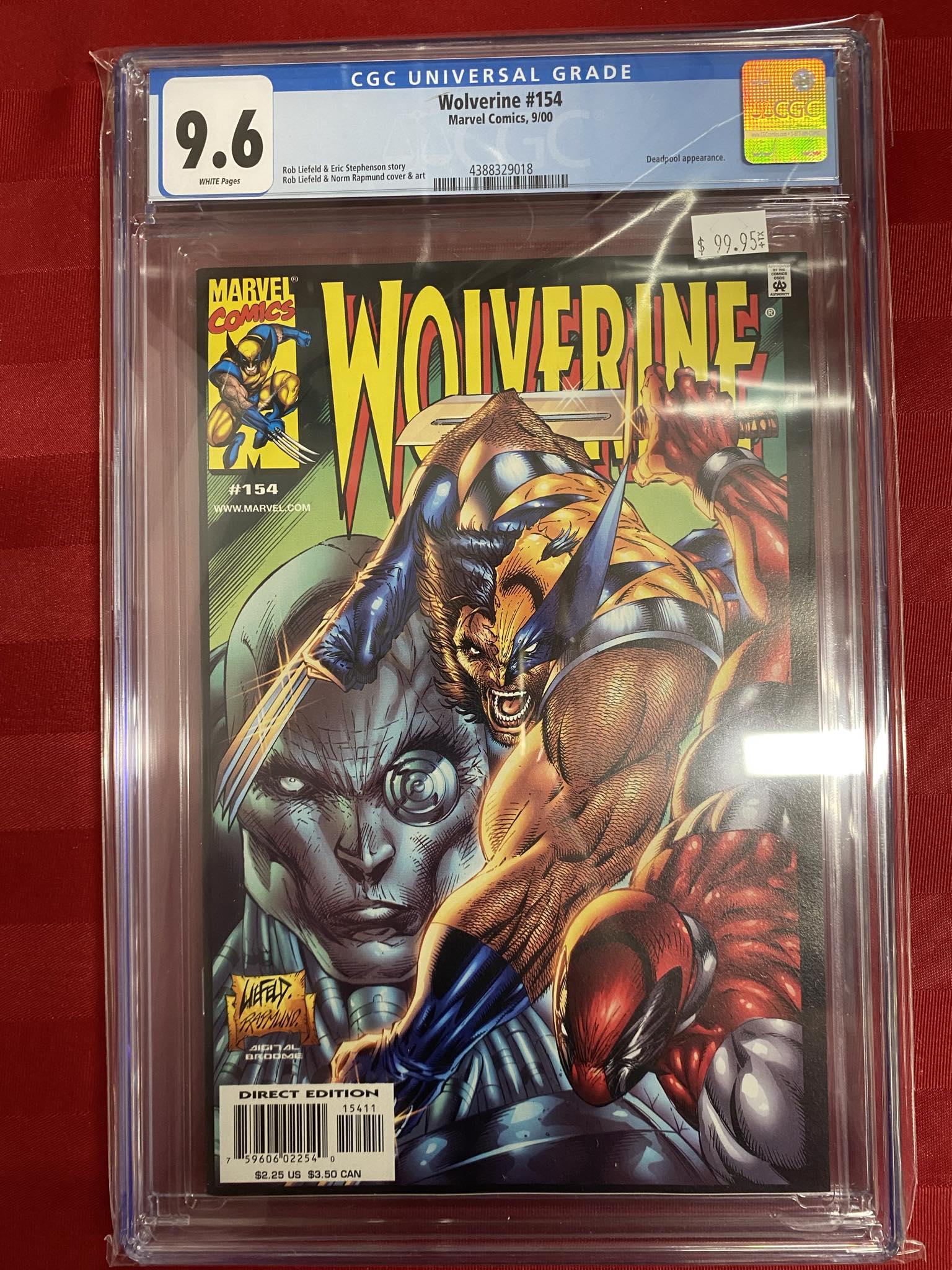 Wolverine #154 CGC 9.6 | L.A. Mood Comics and Games