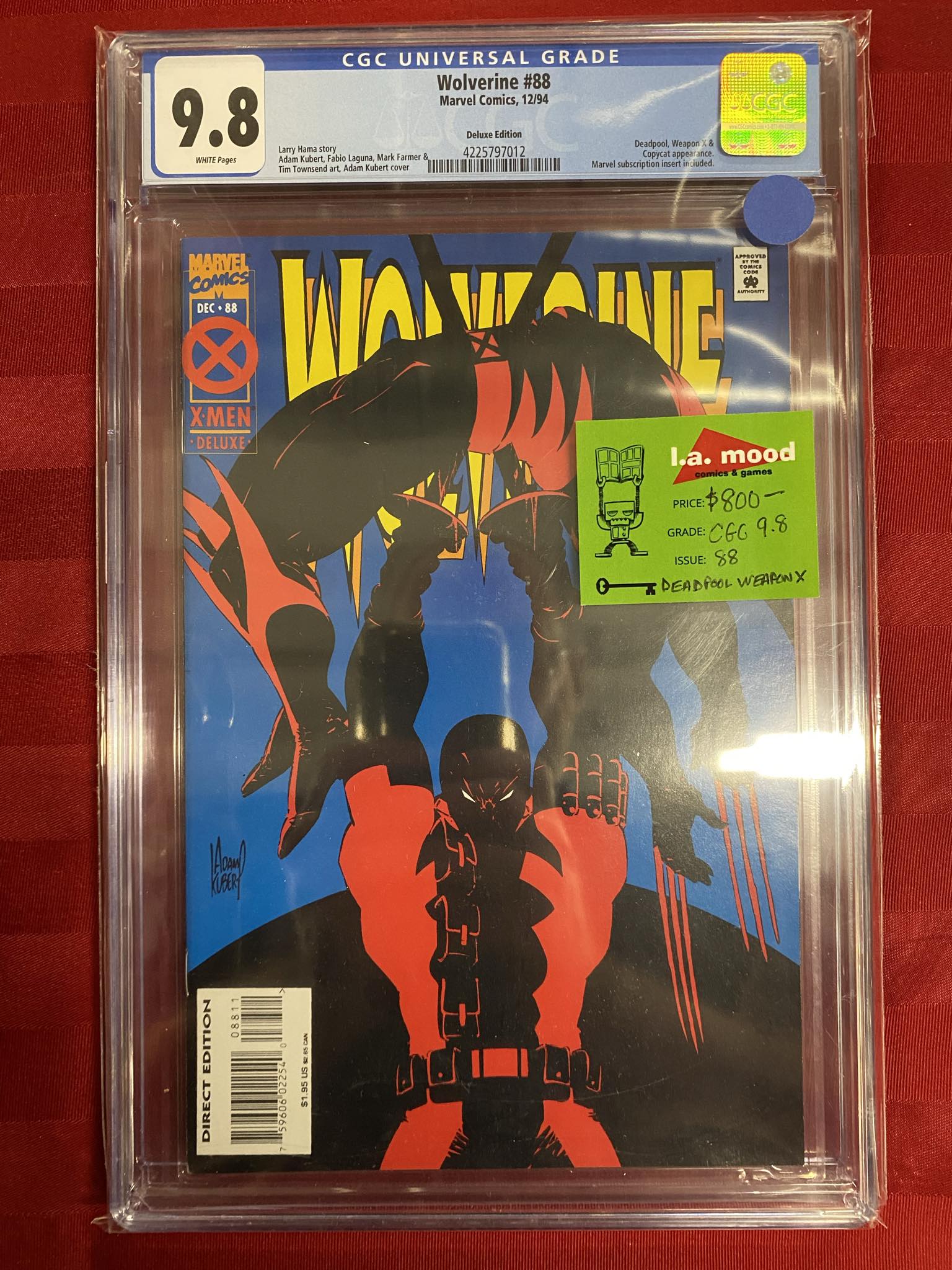 Wolverine #88 CGC 9.8 | L.A. Mood Comics and Games