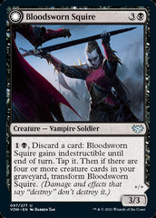 Bloodsworn Squire // Bloodsworn Knight [Innistrad: Crimson Vow] | L.A. Mood Comics and Games