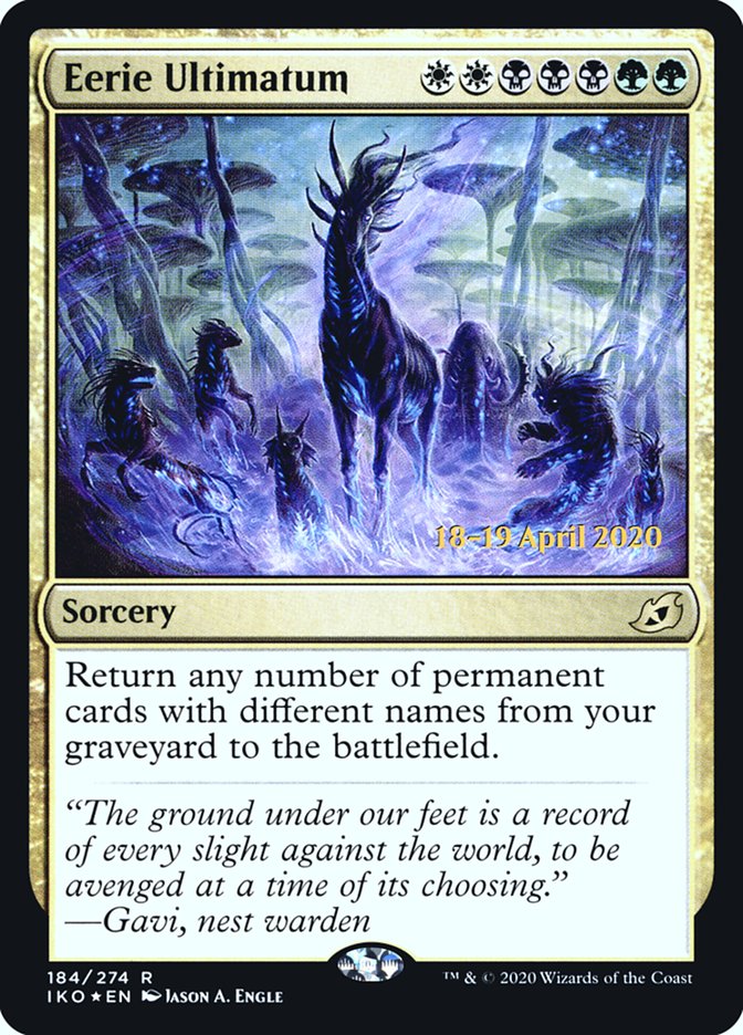 Eerie Ultimatum [Ikoria: Lair of Behemoths Prerelease Promos] | L.A. Mood Comics and Games