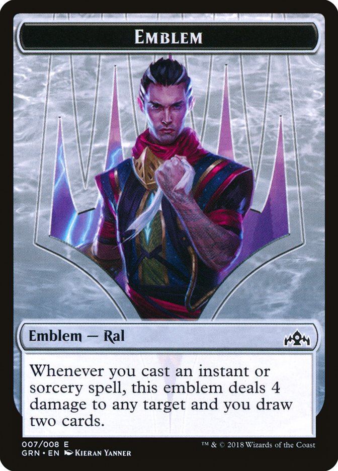 Ral, Izzet Viceroy Emblem [Guilds of Ravnica Tokens] | L.A. Mood Comics and Games