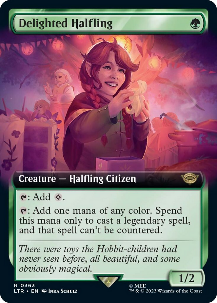 Delighted Halfling (Extended Art) [The Lord of the Rings: Tales of Middle-Earth] | L.A. Mood Comics and Games