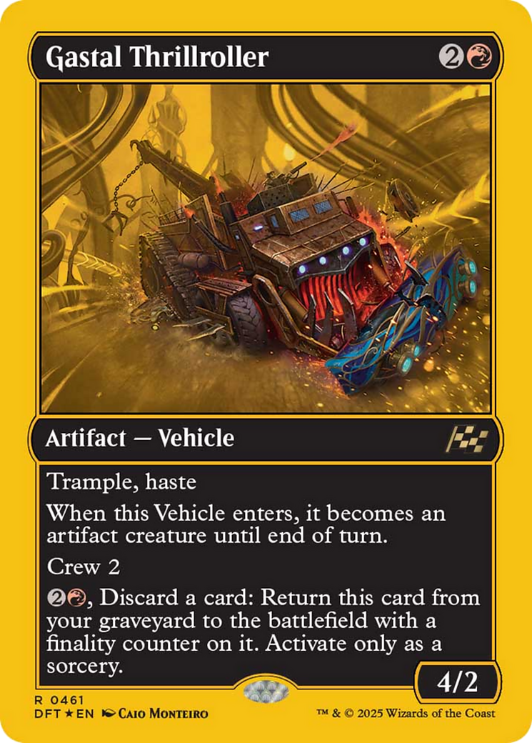 Gastal Thrillroller (First-Place Foil) [Aetherdrift] | L.A. Mood Comics and Games