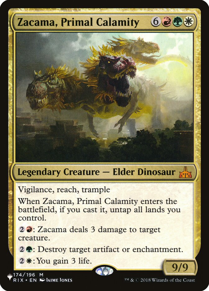 Zacama, Primal Calamity [The List] | L.A. Mood Comics and Games