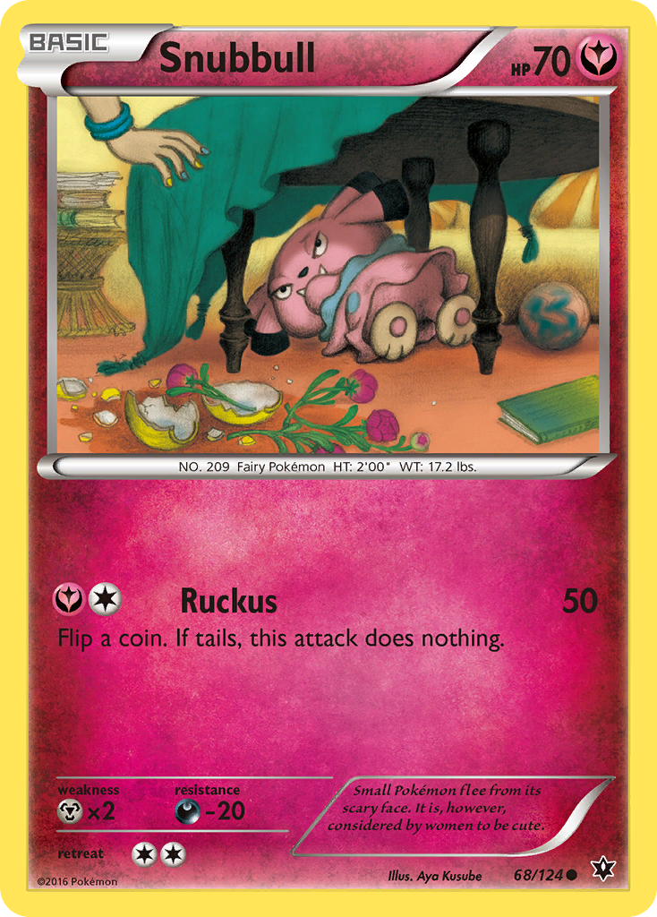 Snubbull (68/124) [XY: Fates Collide] | L.A. Mood Comics and Games