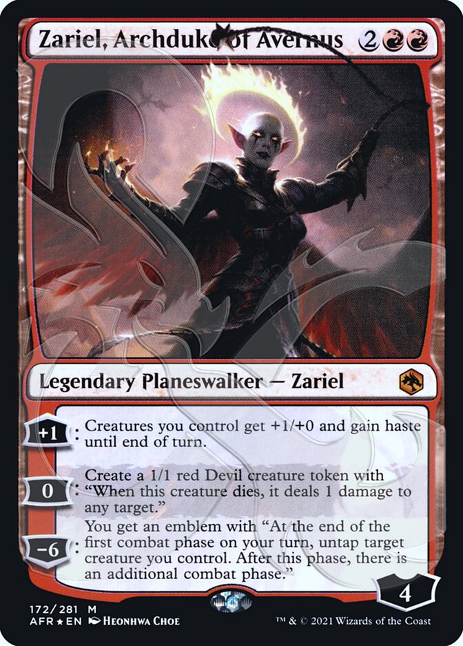 Zariel, Archduke of Avernus (Ampersand Promo) [Dungeons & Dragons: Adventures in the Forgotten Realms Promos] | L.A. Mood Comics and Games
