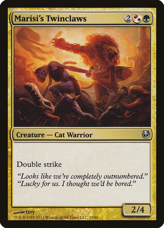 Marisi's Twinclaws [Duel Decks: Ajani vs. Nicol Bolas] | L.A. Mood Comics and Games