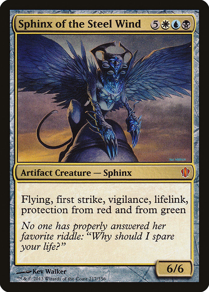 Sphinx of the Steel Wind [Commander 2013] | L.A. Mood Comics and Games