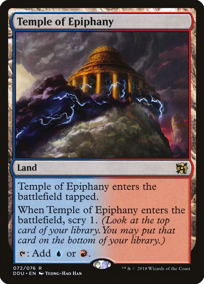 Temple of Epiphany [Duel Decks: Elves vs. Inventors] | L.A. Mood Comics and Games