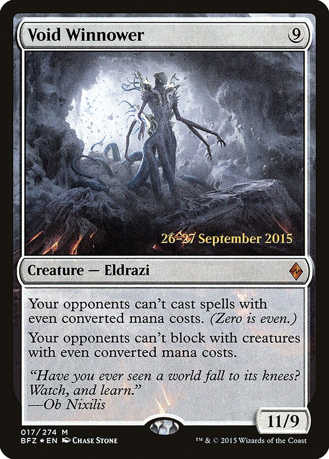 Void Winnower [Battle for Zendikar Prerelease Promos] | L.A. Mood Comics and Games