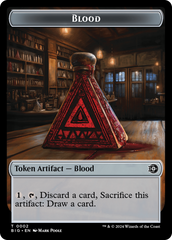 Blood // Plot Double-Sided Token [Outlaws of Thunder Junction: The Big Score Tokens] | L.A. Mood Comics and Games