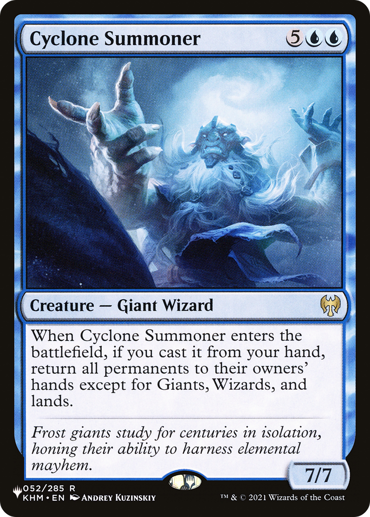 Cyclone Summoner [The List] | L.A. Mood Comics and Games