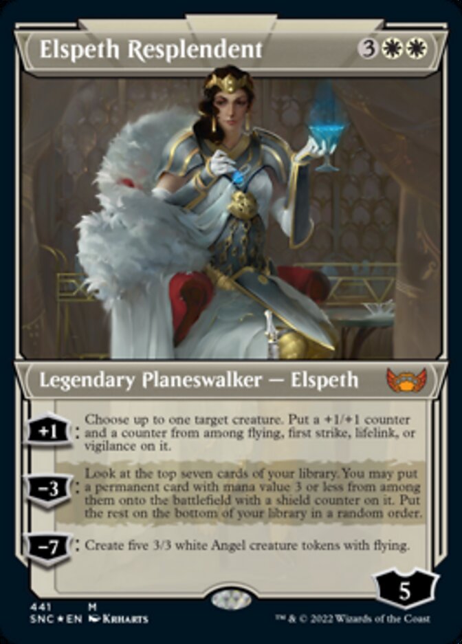 Elspeth Resplendent (Showcase Art Deco Foil Etched) [Streets of New Capenna] | L.A. Mood Comics and Games