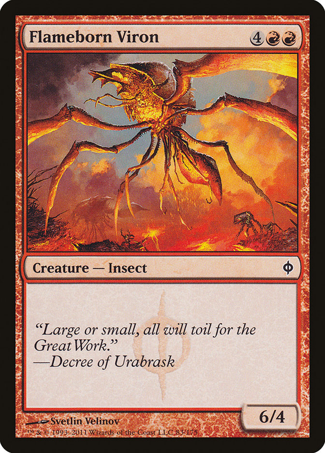 Flameborn Viron [New Phyrexia] | L.A. Mood Comics and Games