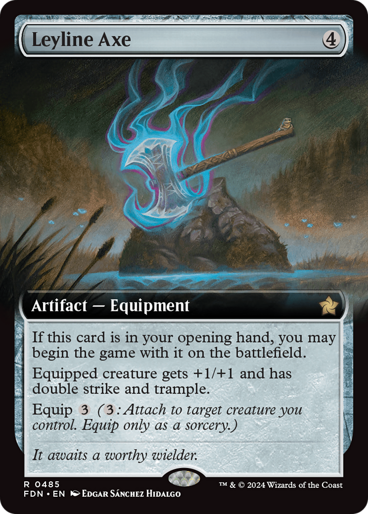 Leyline Axe (Extended Art) [Foundations] | L.A. Mood Comics and Games