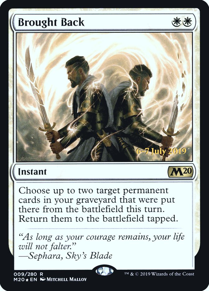 Brought Back [Core Set 2020 Prerelease Promos] | L.A. Mood Comics and Games