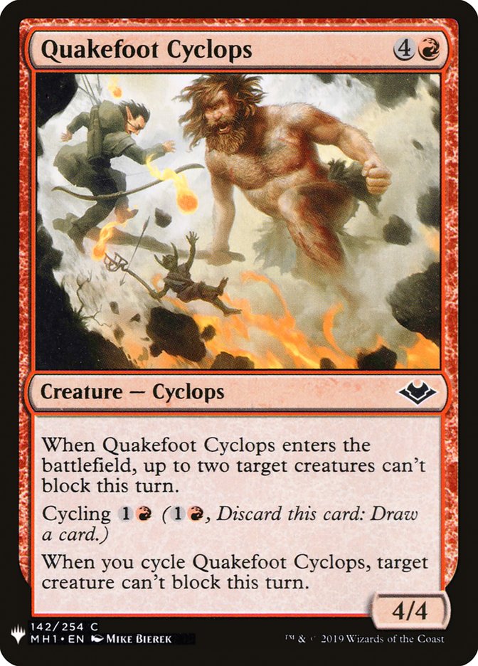 Quakefoot Cyclops [Mystery Booster] | L.A. Mood Comics and Games