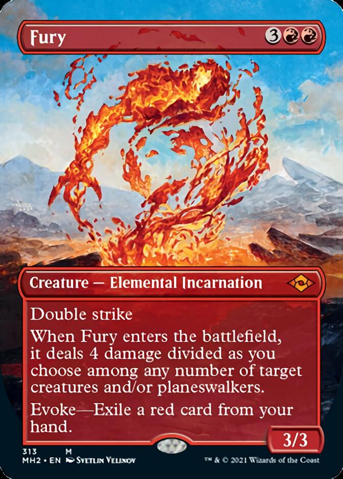 Fury (Borderless Alternate Art) [Modern Horizons 2] | L.A. Mood Comics and Games