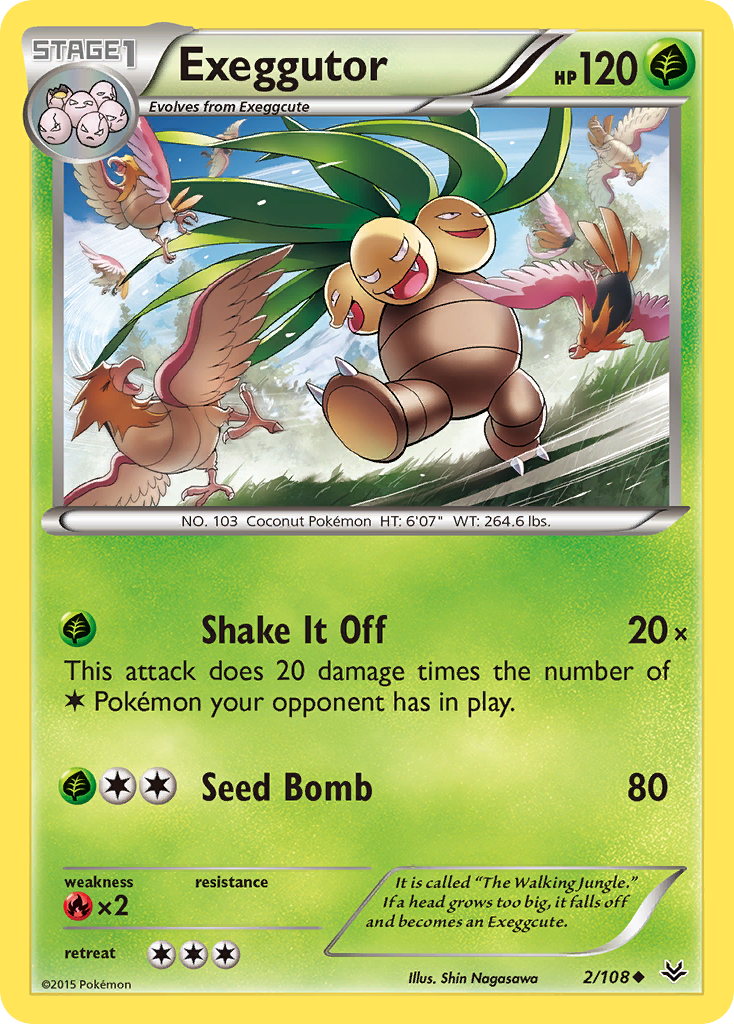 Exeggutor (2/108) [XY: Roaring Skies] | L.A. Mood Comics and Games