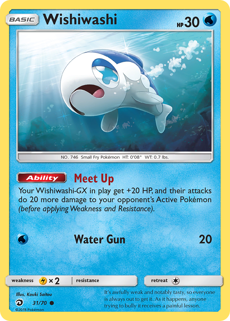 Wishiwashi (31/70) [Sun & Moon: Dragon Majesty] | L.A. Mood Comics and Games